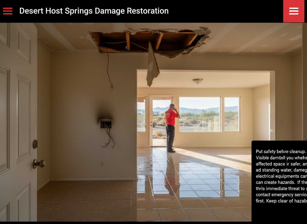 What to do first when damage happens