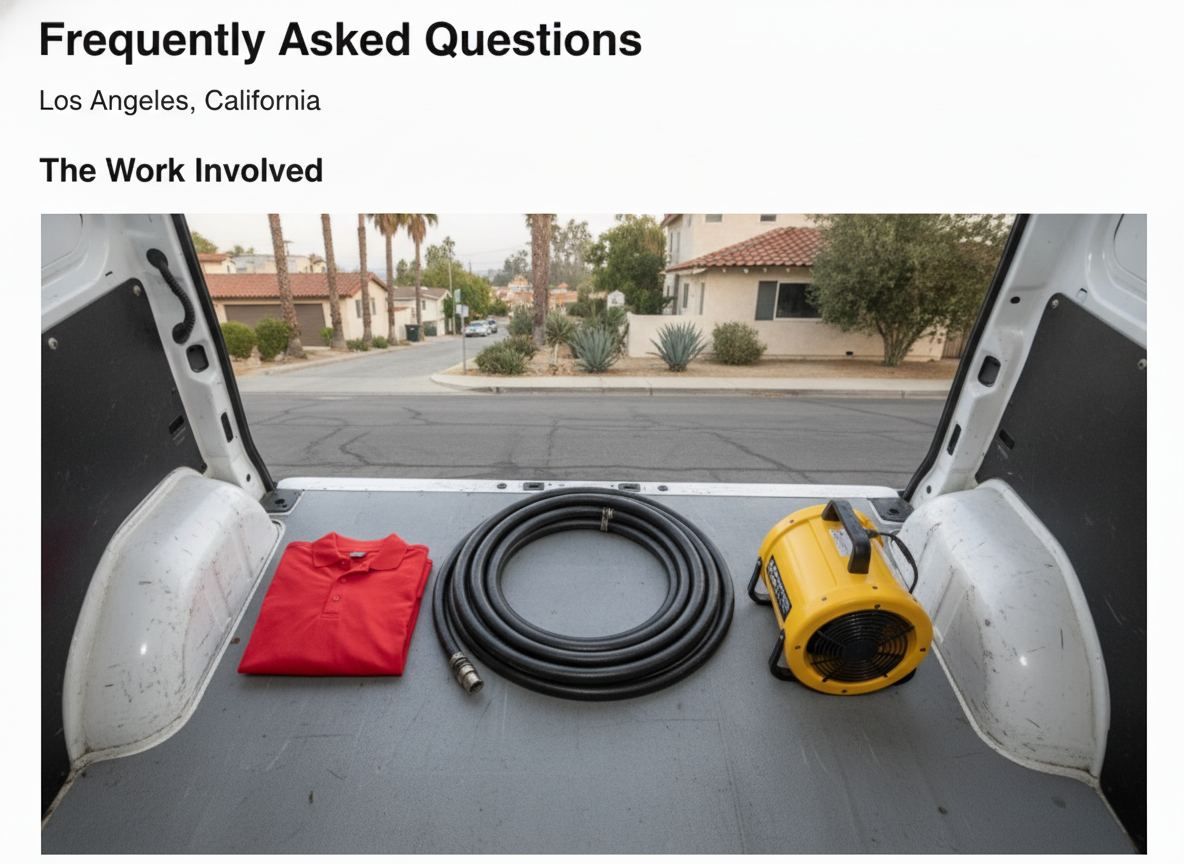 Frequently Asked Questions: the work involved